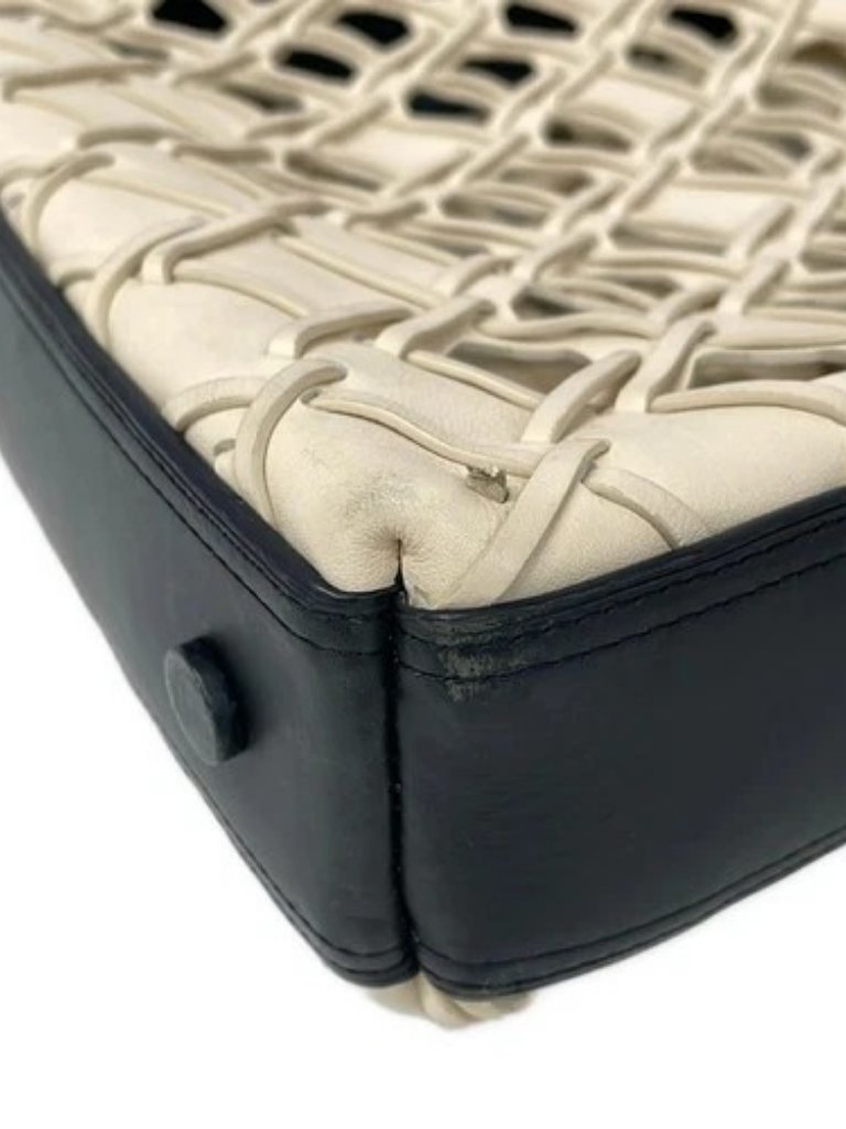 3.1 Phillip Lim Cream Black Leather Handbag — image 6 of 8
